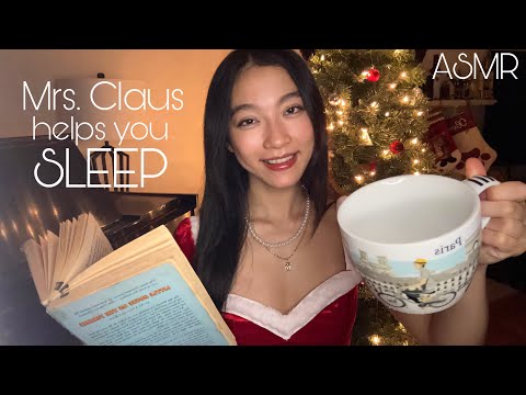 ASMR Mrs. Claus Helps You Go Back To Sleep 😴🎄 휴식과 수면 | 聖誕美女助眠 | リラックスして眠る ❤️