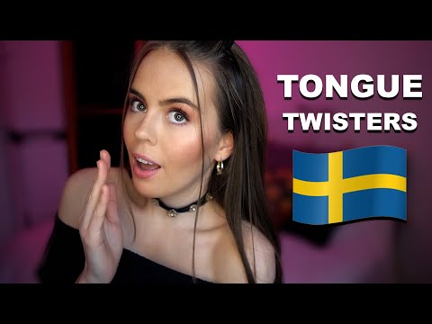 ASMR Tongue Twisters in Swedish