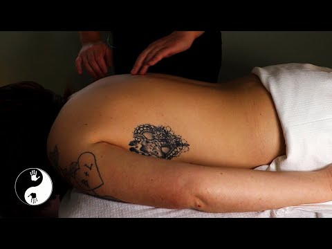 [ASMR] Spine Tingling Light Touch Back Tracing Massage for Sleep [No Talking][No Music]
