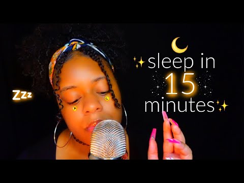 asmr that will put you in a deeeeep sleep in 15 minutes...🌙♡✨(sleep inducing asmr 😴)