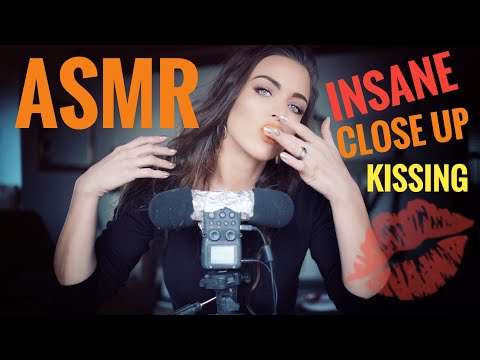 ASMR Gina Carla 👄💋 Let Me Kiss You Asleep! Very Close Up Kisses!