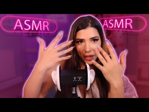 ASMR Scratching and Tapping With My Clear Crystal Nails