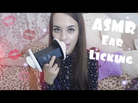 ASMR   | Ear Licking for 2018 | ASMR HoneyGirl