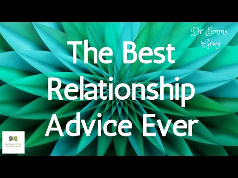 The Best Relationship Advice Ever