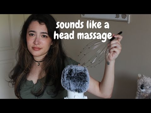 ASMR 💓 Fluffy Mic Head Scratch/ Massage/ Comb