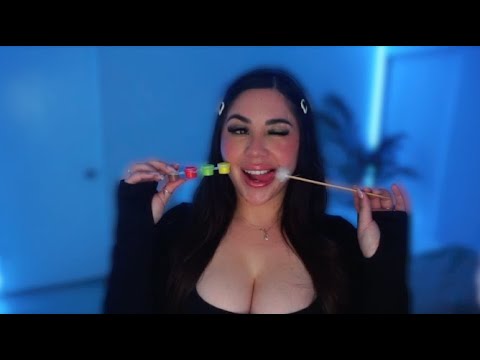 ASMR Extreme Mouth Sounds Spit Painting for sleep