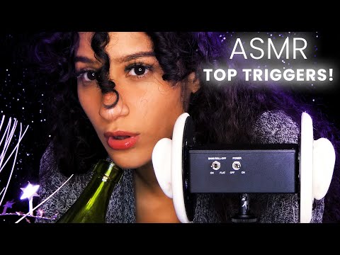 ASMR Top Triggers for the best Tingle Storms you've ever had | Kaitlynn uses 3Dio to Relax you