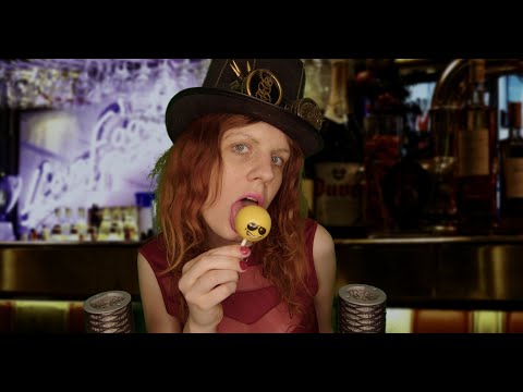 ASMR | Licking Big Monster Emoti Lollipop (No Talking) | Eating Sounds