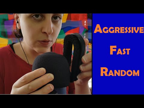 ASMR Fast Aggressive Unpredictable Triggers With LOTS of Fast Mouth Sounds