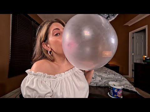 ASMR Gum Chewing  | Could This Be The Biggest Bubble?