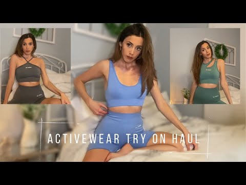 ASMR ACTIVEWEAR TRY ON HAUL + INTENSE FABRIC SOUNDS | ft. OYS Sport