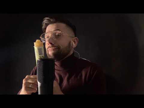 ASMR eating a POPSICLE * male mouth sounds