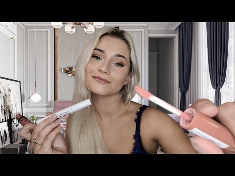 ASMR Doing Your Makeup Fast and Aggressive (no talking, mouth sounds only)