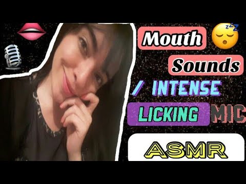 ASMR Mouth Sounds / Intense Licking Mic 🌸
