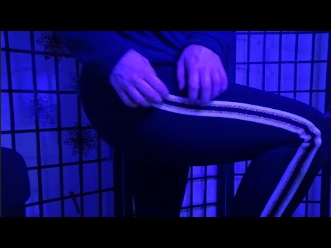 ASMR leggings scratching - Pailetten Sounds - slow and fast - no talking