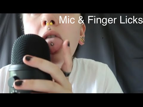 Patreon Teaser- Little Licks For The Mic & My Finger