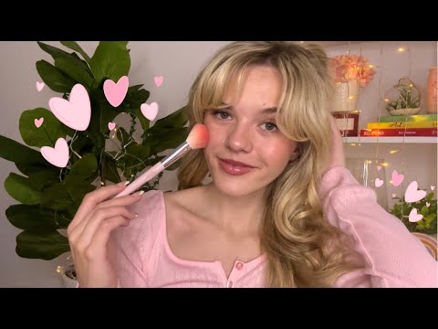ASMR Hair & Makeup GRWM 🎀🩰🍰 (+life updates: clothing line launch, new puppy, therapy, etc)