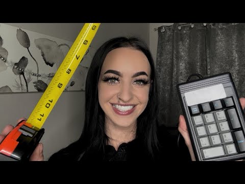 [ASMR] Face Measuring And Button Pressing | Very Relaxing