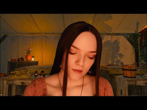 Treating your Wounds after the Tournament ⚔️ The Witcher ASMR Roleplay (fabric sounds, soft spoken)