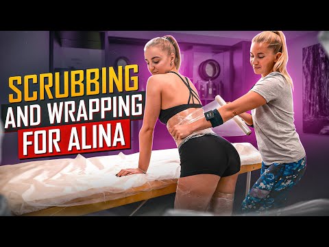 ASMR WARMING SCRUBBING AND SEAWEED COOL WRAPPING FOR CHARMING ALINA