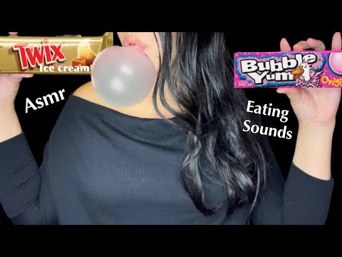 Asmr Eating Ice Cream and Chewing Gum Some Whispering