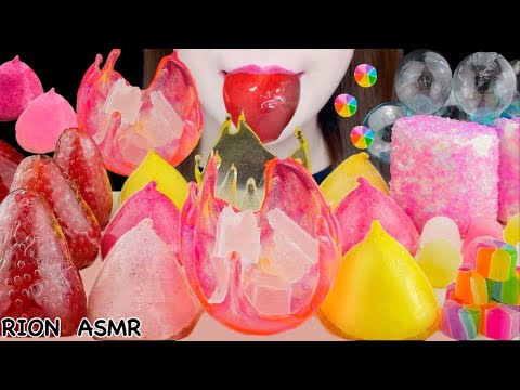 【ASMR】CANDY PARTY🍭CANDIED MARSHMALLOW,CANDY BALLOON,CANDY BOWL MUKBANG 먹방 EATING SOUNDS NO TALKING