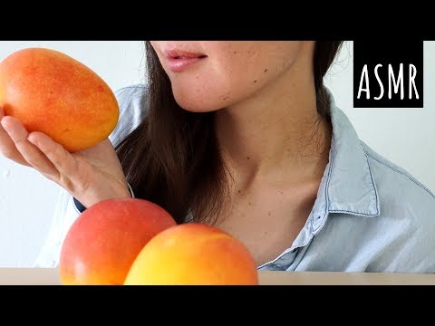 ASMR Eating Sounds: Mangoes ~ Lip Smacking (No Talking)