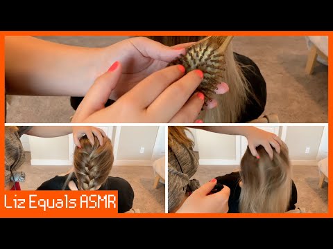 [ASMR] [No Talking] Relaxing Hair Brushing | Scalp Massage | Brushing the Stress Away