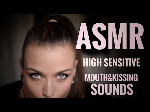 ASMR Gina Carla 👄💋 Kissing&Mouth Sounds! Extreme High Sensitive! Ear to Ear!