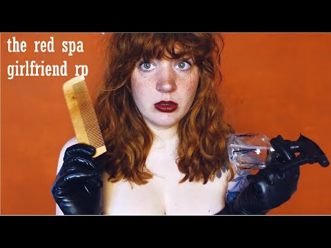 ASMR girlfriend roleplay | helping you get ready for our date (combing, shaving, personal attention)