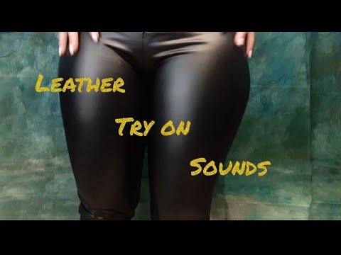 Leather Try on / Sounds(soft spoken)