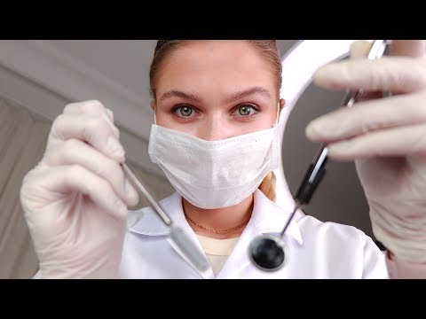 [ASMR] Dental Examination and Teeth Cleaning.  Medical RP, Personal Attention