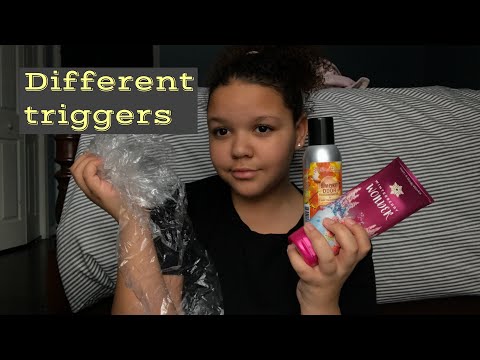 ASMR- different triggers (triggers from my 30 trigger video)