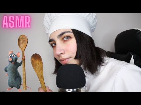 ASMR| La Chef Colette Tatou te ayuda a cocinar (Roleplay) Ratatouille 🐭