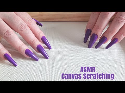ASMR Fast Canvas Scratching-No Talking (Custom Video For Andrew)