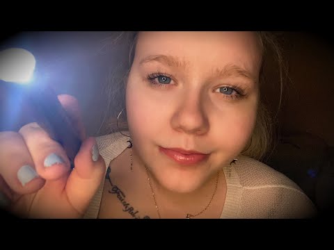 ASMR sleep clinic •tingly •tapping •gloves •upclose personal attention