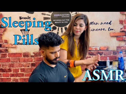 This Is ASMR Sleep Pill | ASMR Head Massage By Female Barber Samaira
