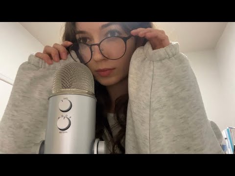 ASMR close whispers (high sensitivity) & tapping with long nails