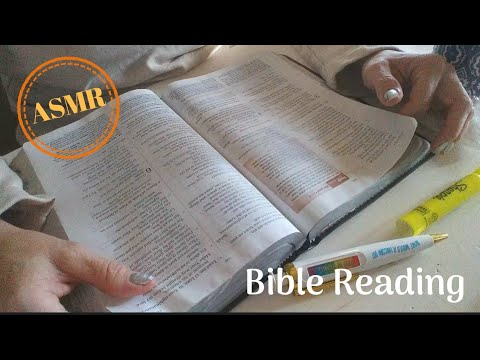 ASMR | Psalms Bible reading | Christian | Whispering 🌜😪😴💕💆‍♀️