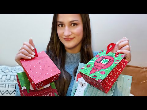 ASMR • What I Got For Christmas (Whispered) 🎁 Tapping • Scratching • Crinkles • Tracing