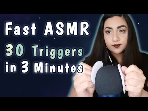 [ASMR] Fast and Aggressive | 30 TRIGGERS in 3 MINUTES | My Favorite Triggers (No Talking)🤫