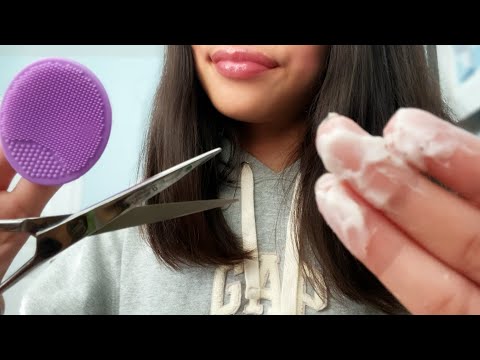 ASMR Haircut And Pampering Role play