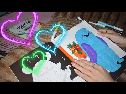 ASMR - 35' Of Tingly Whisper Ramble & Relaxing Colouring ✍️💤💤