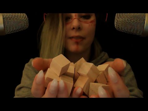 ASMR | gentle Wood Triggers - tapping & scratching for tingles and sleep