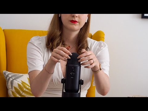ASMR Sensual / Gentle Slow Microphone Scratching (no talking / fake nails)