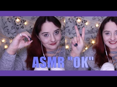 ASMR  "OK" ☺️️👌☺️️ Ear To Ear  (Binaural 3Dio Sound)