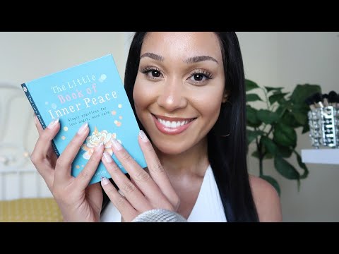 Asmr Reading To You 🦋💤 Helping You To Relax W/Positive Words (Tapping, Page Turning, Soft whispers)