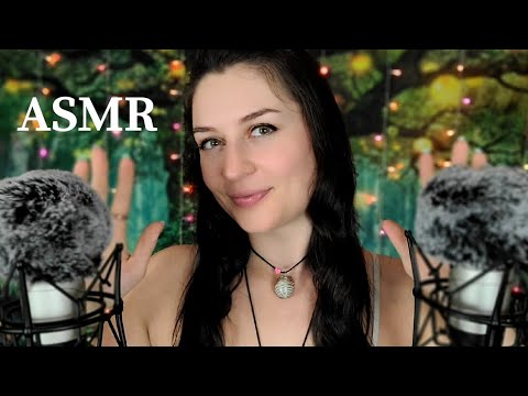 ASMR 4K Drawing Symbols with 50 Crystals Ear to Ear Tingles Personal Attention Face Touching Whisper