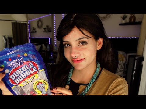 Double Bubble Gum Chewing ASMR 👄