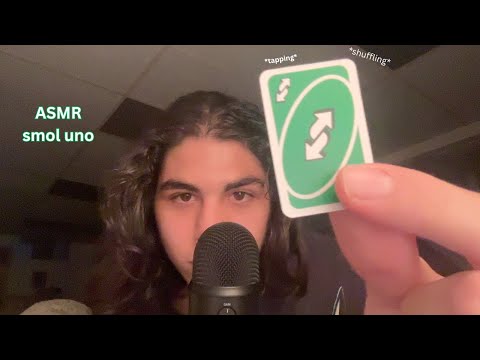 ASMR Smallest UNO Triggers (Tapping, Shuffling) + whispered Rambling